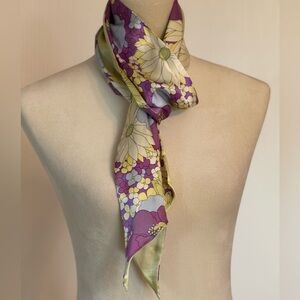 Talbots Reversible Silk Scarf